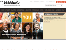 Tablet Screenshot of frederickchamber.org